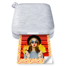 HP Sprocket 2x3 Inch Instant Smartphone Photo Printer -Portable Color Wireless Mobile Printer -Zink Sticky-Back Photos -Print from Compatible iOS & An