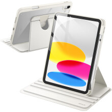 JETech 360 Rotating Case for iPad (A16) 11th/10th Gen, White