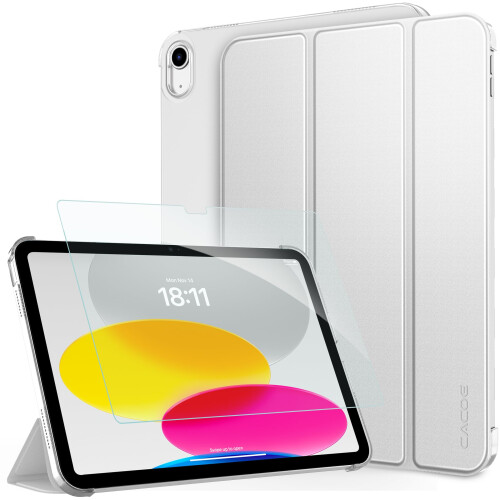 CACOE Case for iPad A16 11th/10th Generation with Screen Protector