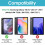 ProCase 2 Pack Screen Protectors for Galaxy Tab A7 Lite 8.7 Inch 2021 T220 2