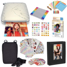 HP Sprocket Select Portable Instant Photo Printer for Android and iOS devices (Eclipse) Starter Bundle