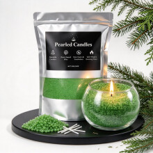 Pearled Candle 18oz DIY Pearled Candle Sand With Wicks Sand Candle wit
