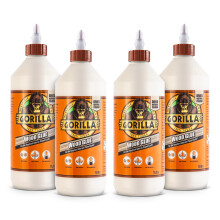 Gorilla 5044361 Wood Glue 1L (4 Pack)