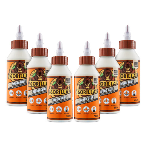 Gorilla Gorilla Wood Glue 236ml (6 Pack)