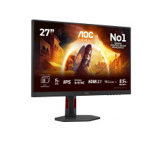 AOC U27G4R 27 inch USB Hub Gaming Monitor, 160Hz/320Hz dual mode, Fast IPS Panel, 1ms GtG, HDR400, G-Sync Comp, Height Adjustment,(3840x2160@160Hz; 19