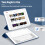 EasyAcc Case for iPad 9th/8th/7th Generation 10.2 inch, Dark Blue 5
