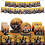 70Pcs Halloween Party Tableware Halloween Plastic Table ClothPaper Pla 1