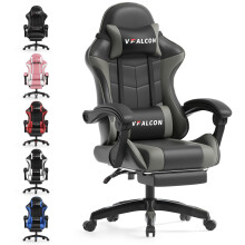 Vfalcon XTREME Gaming Chair – Ergonomic Reclining Chair with Footrest