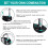 ZHEGE Combination Padlocks, 4 Digit Combination Locks (Black, 2P) 6