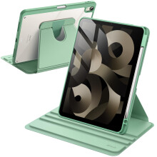 JETech 360 Rotating Case for iPad Air 11" M4/M3/M2 & iPad Air 5/4, Green