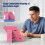 TiMOVO Universal Case for 10.1 Inch Android Tablet, Glitter Watermelon Red 5