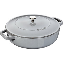 STAUB Braising Pan Cast Iron Casserole 28 cm 37 L Made in France