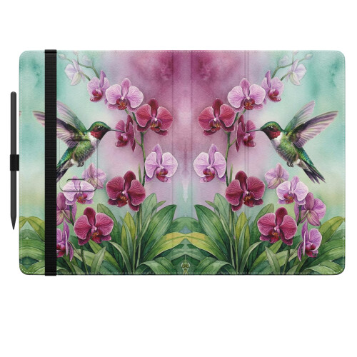 TiMOVO Universal Case for 10.1 Inch Android Tablet, Orchid and Hummingbird 1