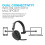 JLab JLab JBuds Work Wireless Headset with Microphone - 60+ H Over Ear Bluetooth 2