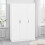 Seconique Seconique Dakota 3 Door Wardrobe in White 2