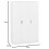 Seconique Seconique Dakota 3 Door Wardrobe in White 3
