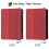 JETech Case for iPad Pro 11" 4/3/2/1 (2022/2021/2020/2018), Red 6