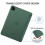 JETech Case for iPad Pro 11" 4/3/2/1, Misty Green 4
