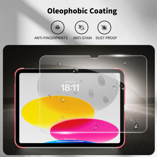 CACOE Case for iPad A16 11th/10th Generation with Screen Protector 2