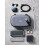 UGREEN Travel Accessories Tech Pouch Electronics Cable Organiser Bag Grey 5