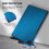 CACOE Case for Samsung Galaxy A11+ Plus +Screen Protector, Peacock Blue 6