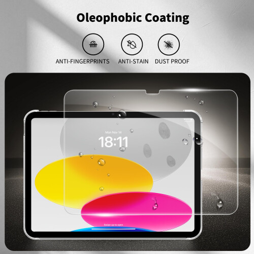 CACOE Case for iPad A16 11th/10th Generation with Screen Protector 2
