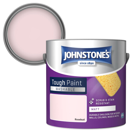Johnstone's Johnstone's - Washable Matt Wall & Ceiling Paint - Rosebud - 2.5L 1