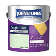 Johnstone's - Washable Matt Wall & Ceiling Paint - Natural Sage - 2.5L