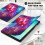 CACOE Case for Samsung Galaxy A11+ Plus +Screen Protector, Purple Stars 3