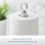 Swan Swan Serenity Kitchen Towel Pole and 6 Cup Mug Tree Set with Smooth Ma 4