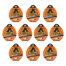 GORILLA Tape Black 32m - Heavy Duty Duct Tape (10 Pack)
