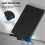 CACOE Case for Samsung Galaxy A11+ Plus +Screen Protector, Black 6