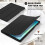 CACOE Case for Samsung Galaxy A11+ Plus +Screen Protector, Black 4