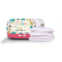 Home Sweet Home UK 45 Tog Cot Duvet and Pillow Set 100x120cm – AntiAll