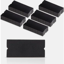 Tiras de fieltro para rasqueta, 10 x 4,8 cm, accesorio para rasqueta de vinilo para coches, paquete de 50 unidades, solo tiras.