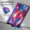 CACOE Case for Samsung Galaxy A11+ Plus +Screen Protector, Purple Stars 5