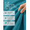 Utopia Bedding Ultra Soft Fleece Throw Blanket 127x152cm Turquoise 2