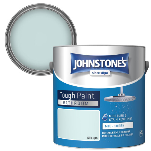 Johnstone's Johnstone's - Bathroom Wall & Ceiling Paint - Silk Spa - 2.5L