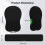 TeckNet TECKNET Mouse Mat Wrist Support and Keyboard Wrist Rest Set 5