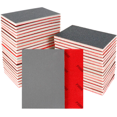 24 PCS Sanding Sponge Wet Dry Sandpaper for 3000 Grit