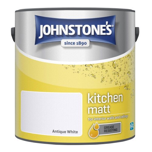 Johnstone's Johnstone's - Matt Kitchen Paint - Antique White - 2.5L