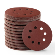 SATC Sanding Discs 150 Grit 110PCS Orbital Sander Discs 125mm Hook and Loop Round Orbital Sander Pads for Sanding
