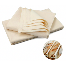 Paquete de 3 paños para fermentar pan, 75 x 45 cm, cubiertas de algodón natural para masa, ideales para hornear y preparar pasteles.