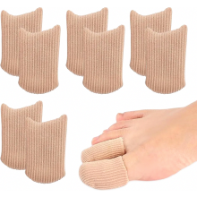 protectores de gel para los dedos gordos, fundas de tela suave, tapas antifricción para hombres y mujeres, cuidado de los pies.