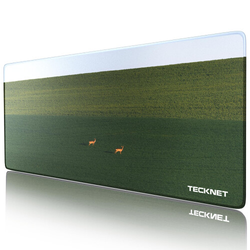 TeckNet TECKNET Gaming Mouse Mat, 900x400x3mm Large Mouse Pad - Meadow