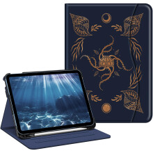 Fintie Case for iPad (A16) 11th Generation 11 Inch (2025), iPad 10th Generation 10.9 Inch (2022), Multi-Angle Viewing Protective Stand Cover with Penc