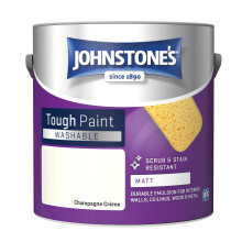 Johnstone's - Washable Matt Wall & Ceiling Paint - Champagne Crème - 2.5L