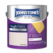 Johnstone's - Washable Matt Wall & Ceiling Paint - China Clay - 2.5L