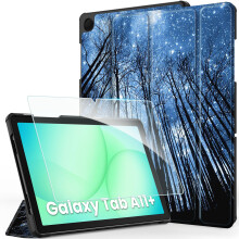 CACOE Case for Samsung Galaxy A11+ Plus +Screen Protector, Starry Sky Tree