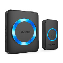 TECKNET Wireless Doorbell, IP65 Waterproof Wall Plug-in Door Bells